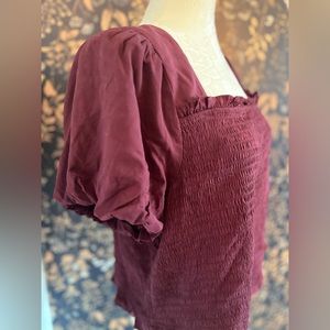 Torrid Puff Sleeve Crop Top